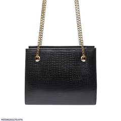 girls pu leather textured hand bag