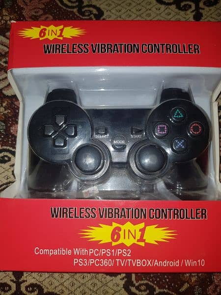 Dual Wireless Vibration Controller for pc/pc1/pc2/ps3 1