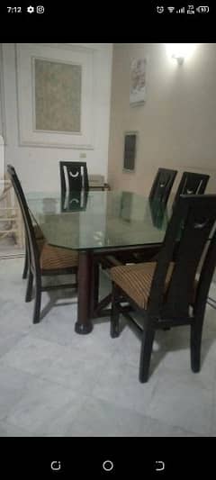 dining table with 6 chairs