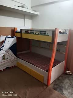 double story single bed