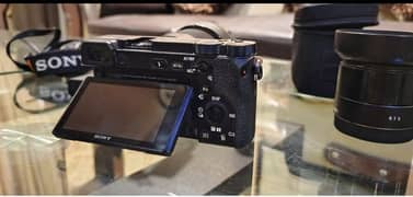 Sony Alpha 6500 mirrorless camera with lenses