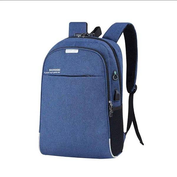 unisex  nylon printed laptop backpack 4