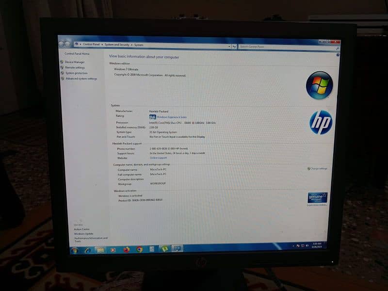 Core 2 duo and LCD, A pair of hp. . 0