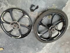 24 size cycle Alloy Rims with tyre gears changer