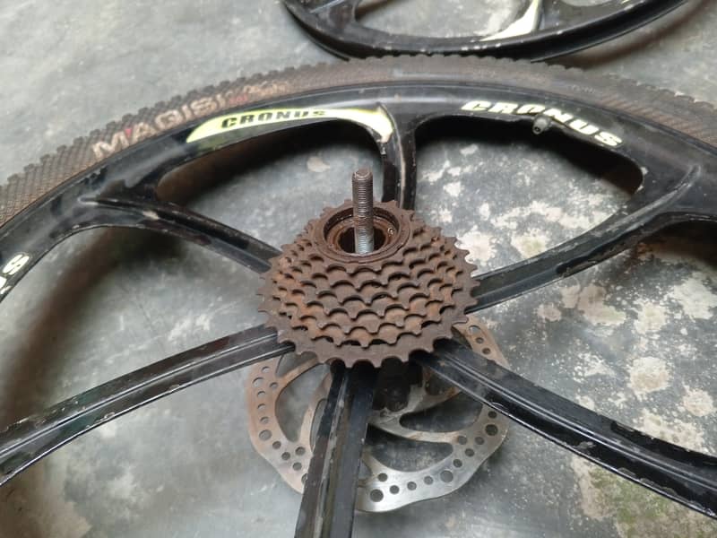 24 size cycle Alloy Rims with tyre gears changer 1