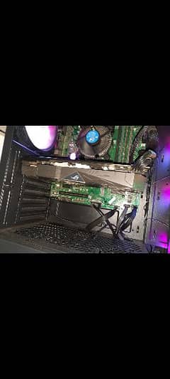 Gaming pc GPU RX 580 8GB with Intel 8th gen CPU and AsusMotherboard