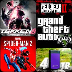 FULL OF PC GAMES HRD/4TB TRANSCED FOR SALE