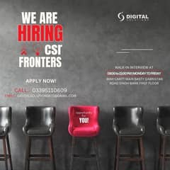 WE ARE HIRING CSR AGENTS FOR OUR CALL CENTRE