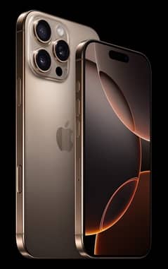 I phone 16 pro max 256 GB desert titanium