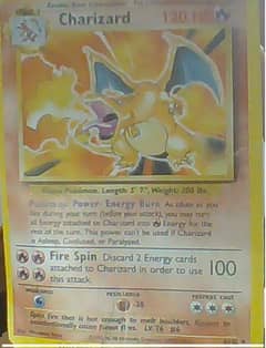 PokeMon Charizard card