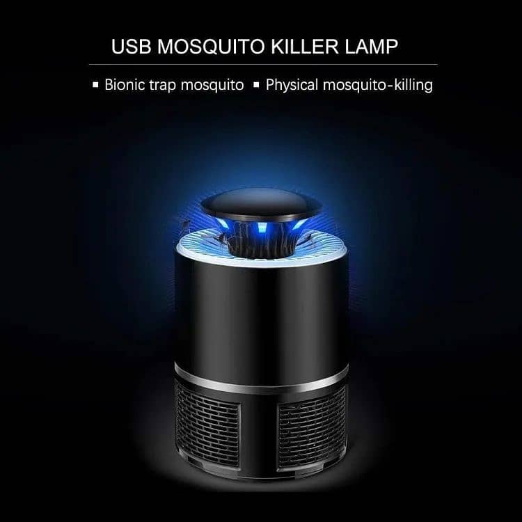 EXORT Electric Mosquito Trap Blue Light Mosquito Killer Lamp with USB 2