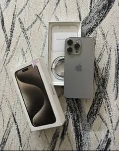 iPhone 15 pro max ja natural titanium 43 cycle count