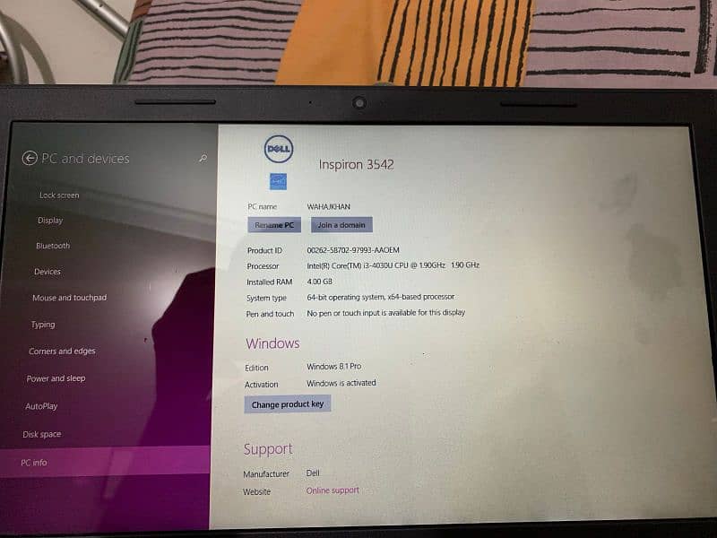 dell laptop with good condition 4