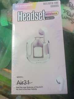 Headset wireless stereo Air31