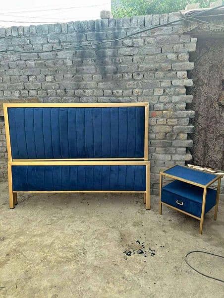 Iron double bed 7