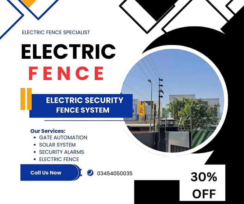 Electric Fence Smart System with App Razor Barbed Wire Gate Motor 18