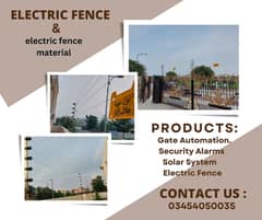 Electric Fence Smart System with App Razor Barbed Wire Gate Motor