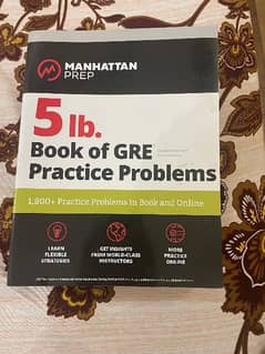 5 lb. Book of GRE Practice Problems (Manhattan Prep)