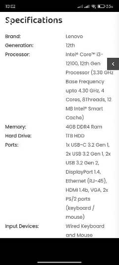 Lenovo Brand new box pack desktop available with keyboard and mouse.