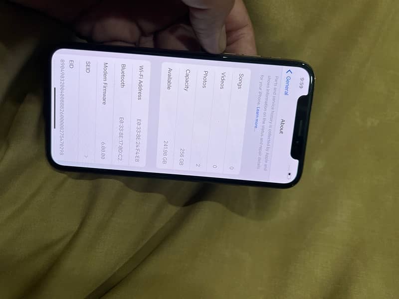 IPHONE xs PTA Approved 256Gb 4