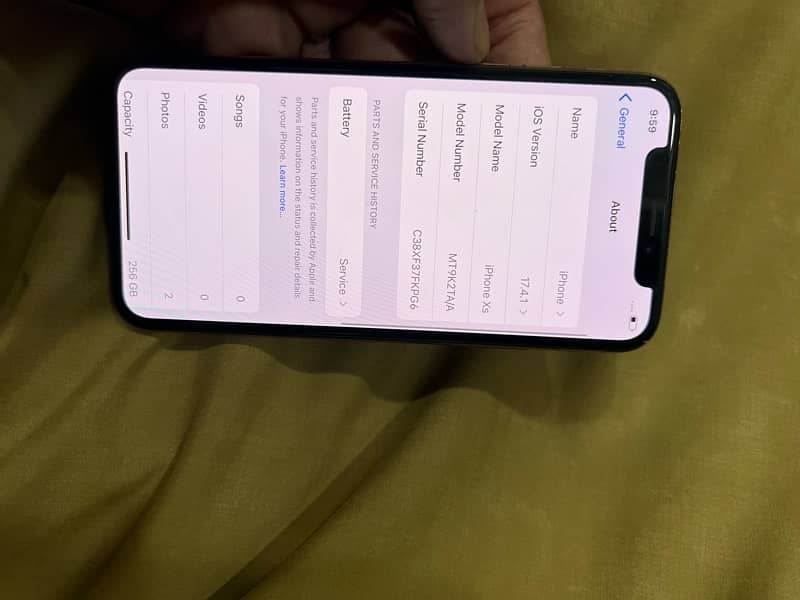 IPHONE xs PTA Approved 256Gb 5