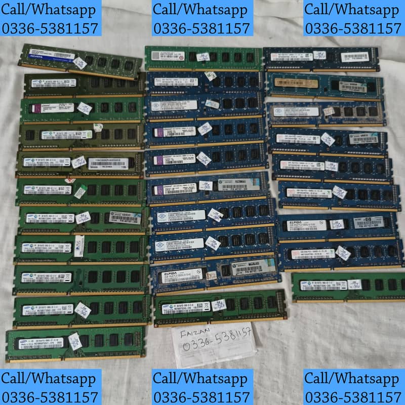 Laptop & Desktop RAM 10600 10600s 10600u 12800 12800s 12800u PC3 PC3L 2