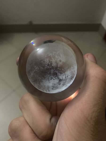 3D Galaxy Crystal Ball/Decoration piece/Crystal Moon Lamp/light Globe 3