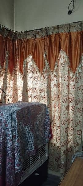 Beautiful orange curtains (Set of 3) 1