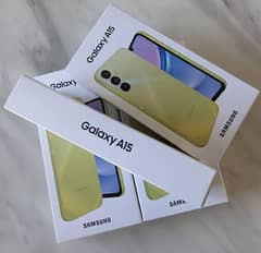 Samsung A15 In Yellow colour Box Pack