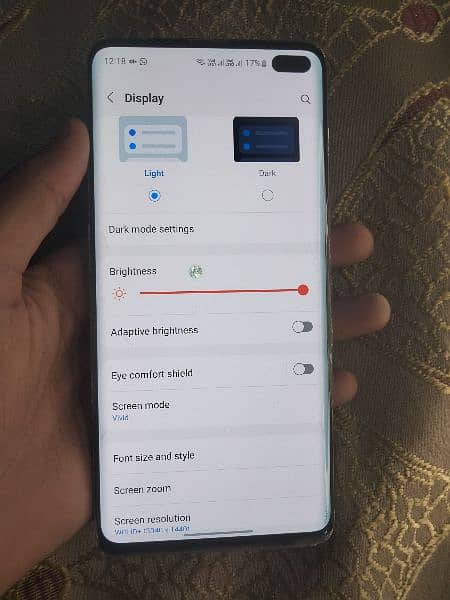 samsung s10plus 8/128gb dual sim approved 2