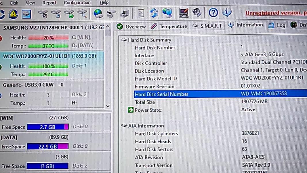 WD-RE 2.0TB ENTERPRISE GRADE 64MB/7200RPM/3.5IN 6GBPS HDD! 7