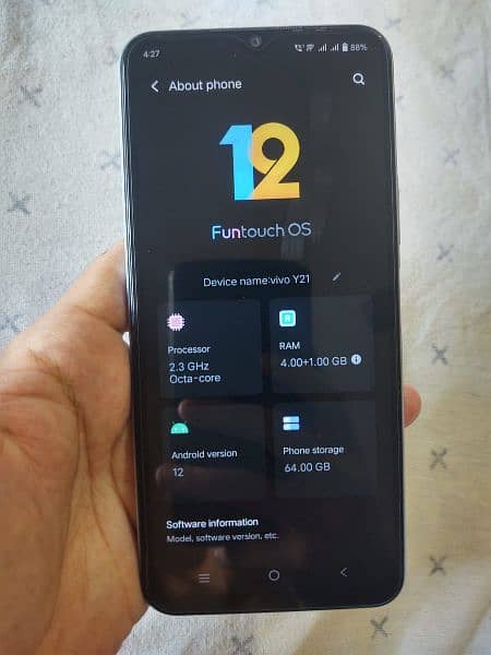 Vivo y21 with Box (Sale & Exchange) 4