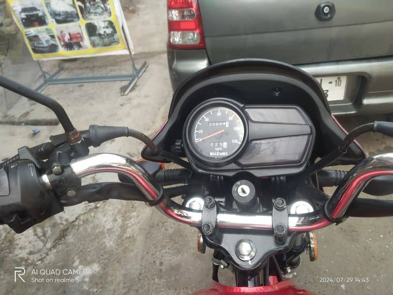 new condition gd110s 2022 model red color 03214985409 Whatsapp 3