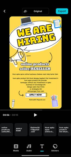 Online reseller / online job/ online products seller