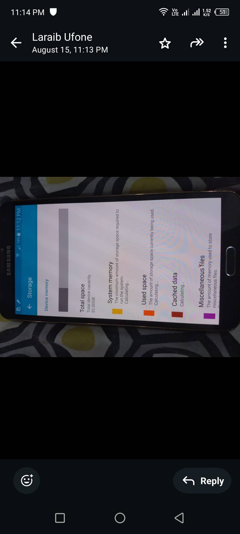 Susmsung note 3 original condition 2