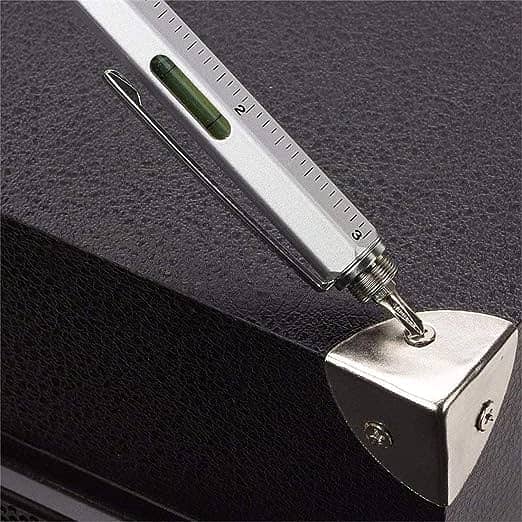 7 In 1 Tool Pen (stainless Steel Metal) Pen For Construction Tools, Gi 6