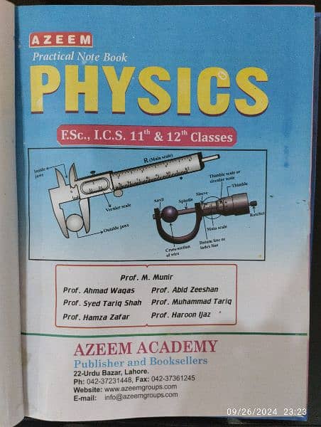 Physics Practical Notebook intermediate (NEW) 3