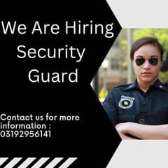 We are hiring security guard