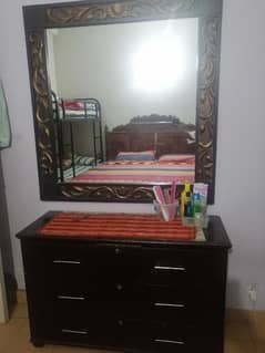 Dressing with Large Size beautiful Mirror