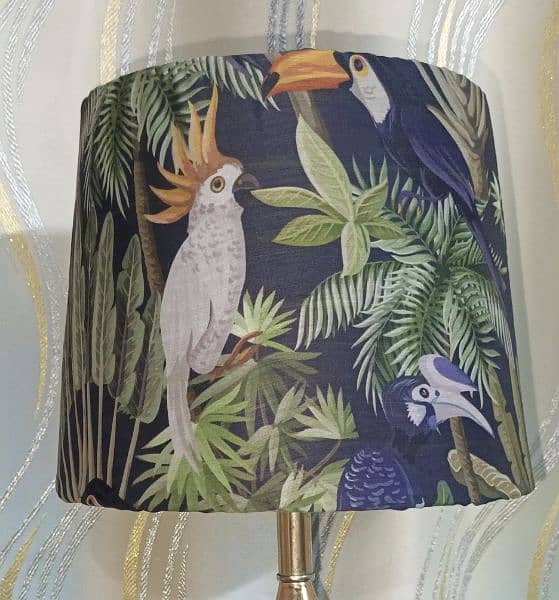 Printed and plain lamp shades in all sizes 5