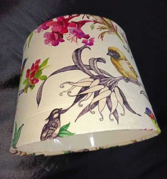 Printed and plain lamp shades in all sizes 6