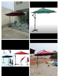 side pool umbrella,