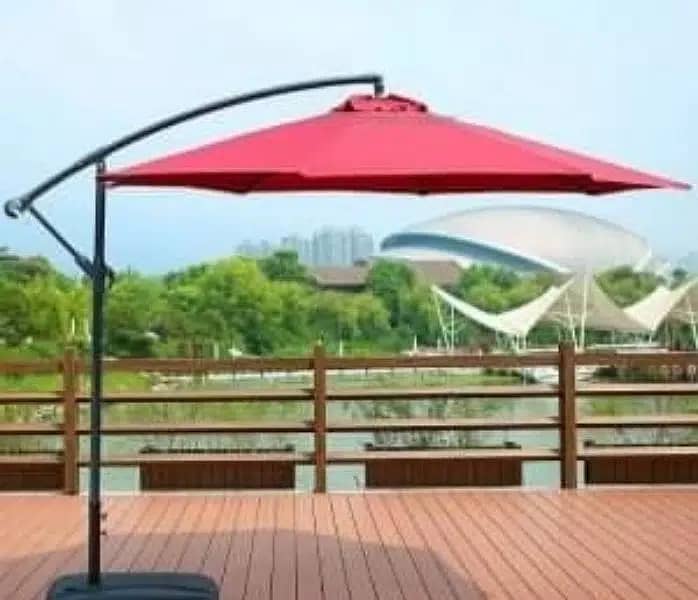 side pool umbrella, 2