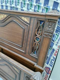 Double bed Solid wood new condition