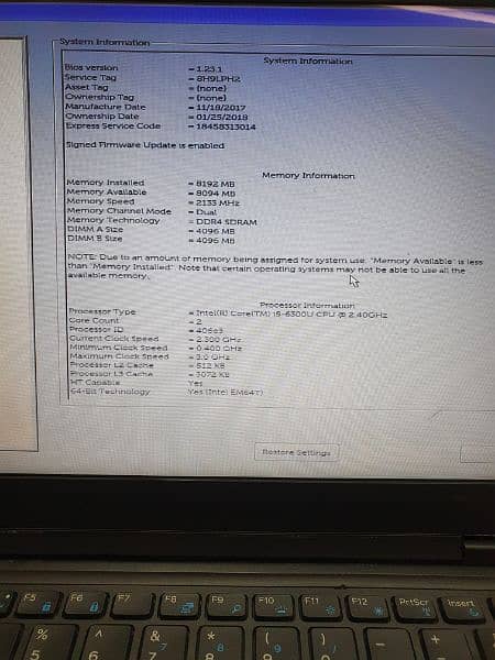 Urgent Sale Dell Latitude 5480 Corei5 6th Generation 5