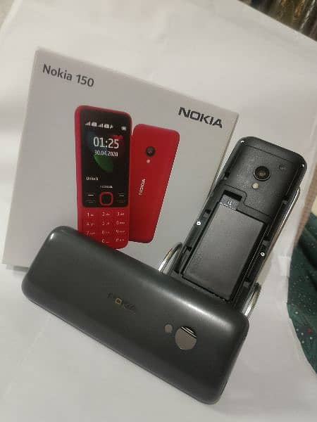 Nokia 150 Dual Sim Black Colour Brand New All Original 7