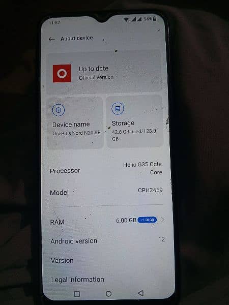 one plus Nord N20 SE  6/128 2