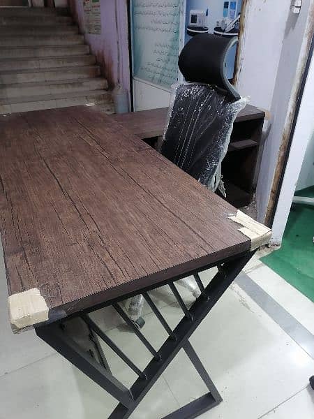 Office Table, Manager Table, Executive Table with side rack 3