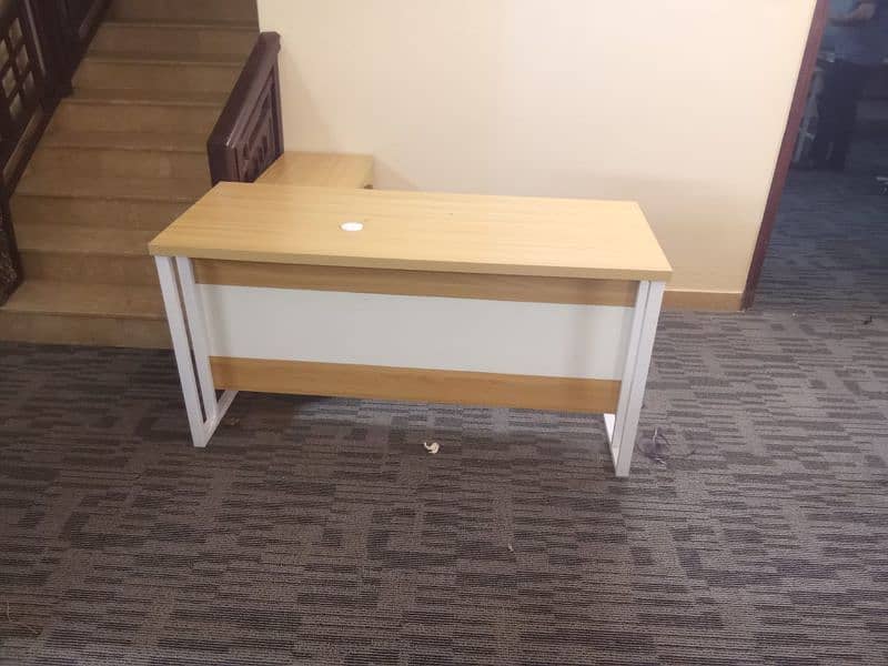 Office Table, Manager Table, Executive Table with side rack 6