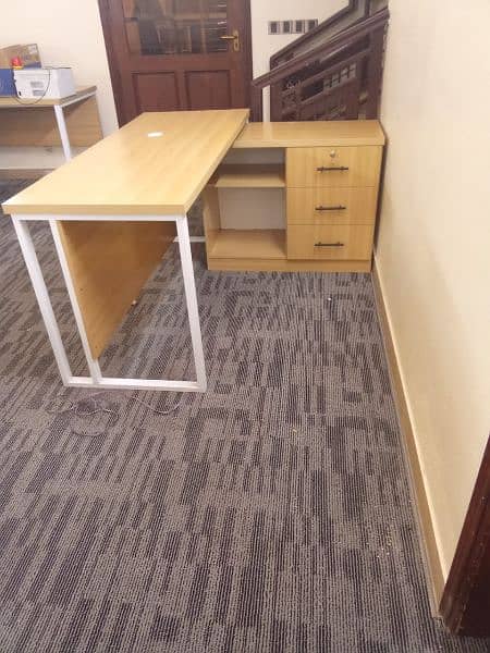 Office Table, Manager Table, Executive Table with side rack 8